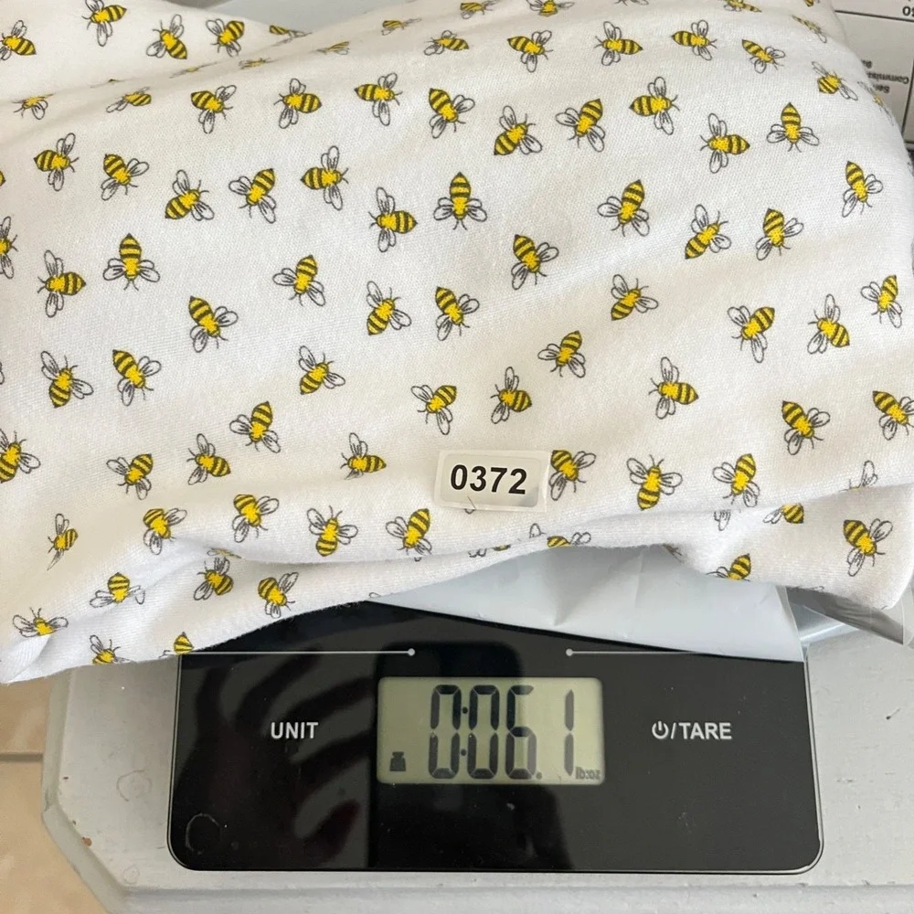Burts‎ Bees Baby Sleep Sack Small 0-6M Organic Cotton Bee Print Wearable Blanket